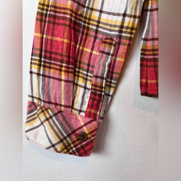 Pendleton womens flannel shirt long sleeve button down size Petite small outdoor - Picture 9 of 9